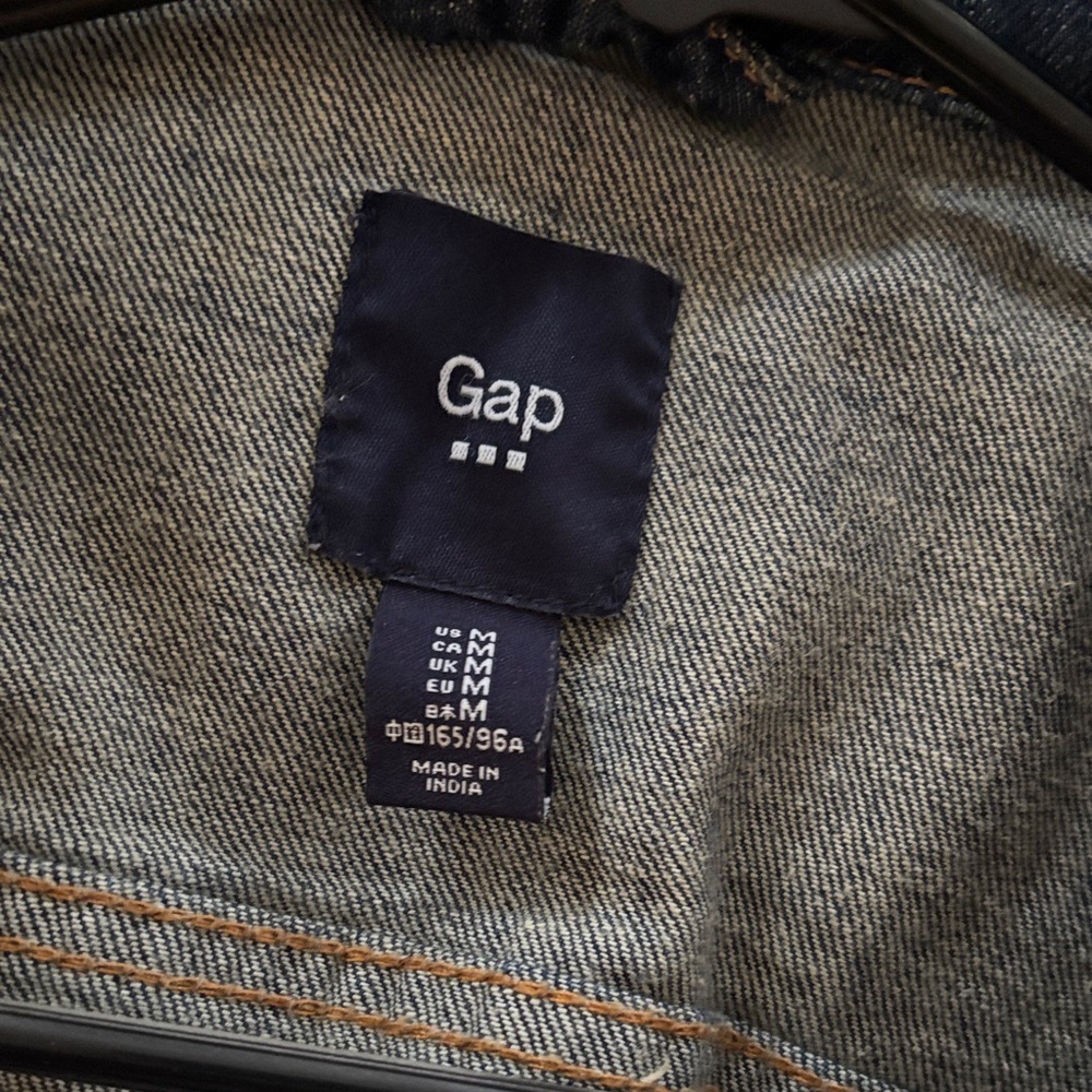 GAP Dark Blue Women's Jean Jacket - Picture 2 of 2